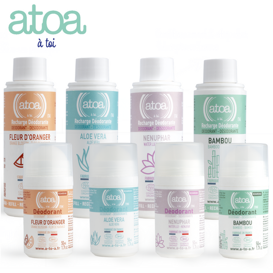 Atoa – Déodorants BIO & rechargeables