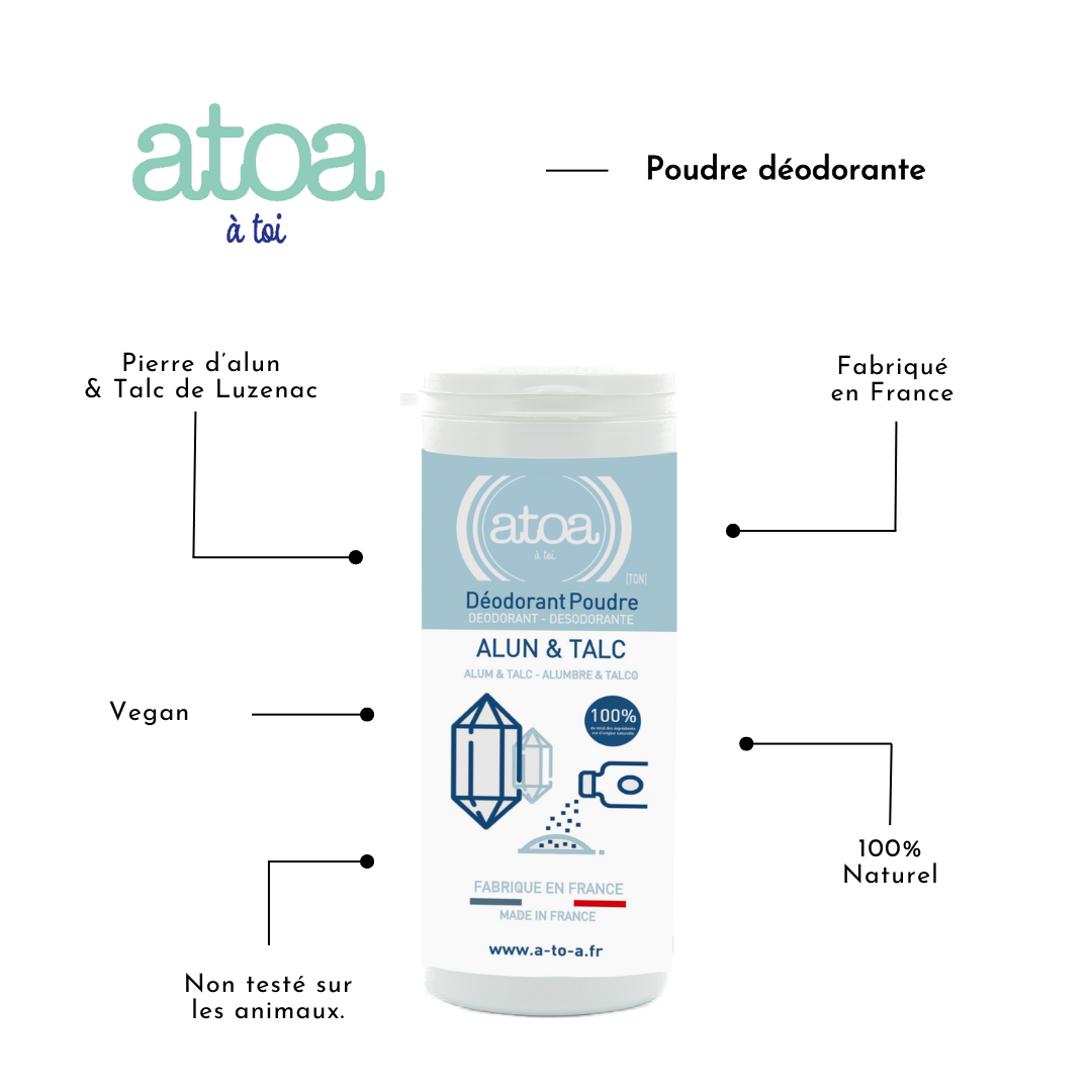 ATOA - Poudre déodorante