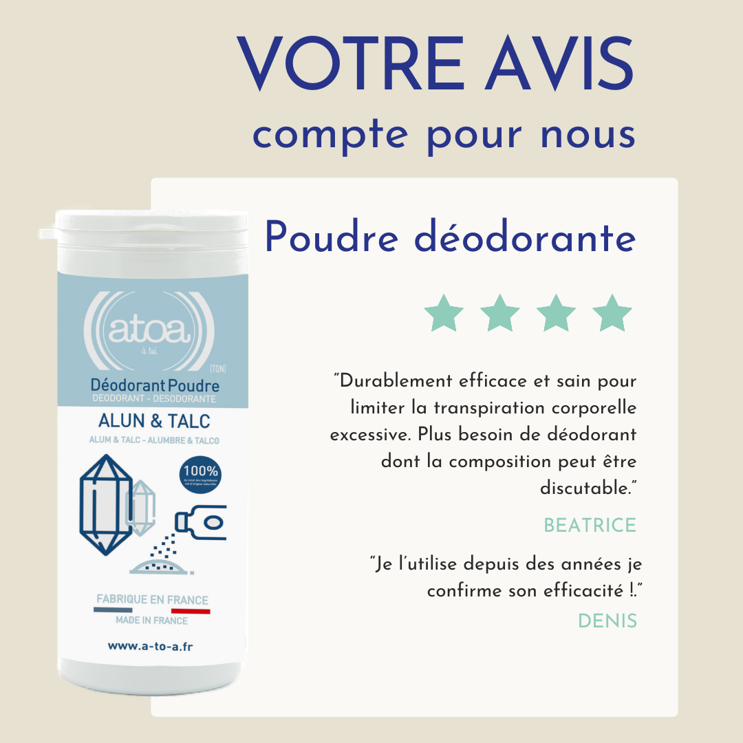 ATOA - Poudre déodorante