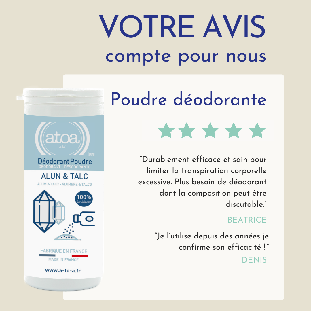 ATOA - Poudre déodorante