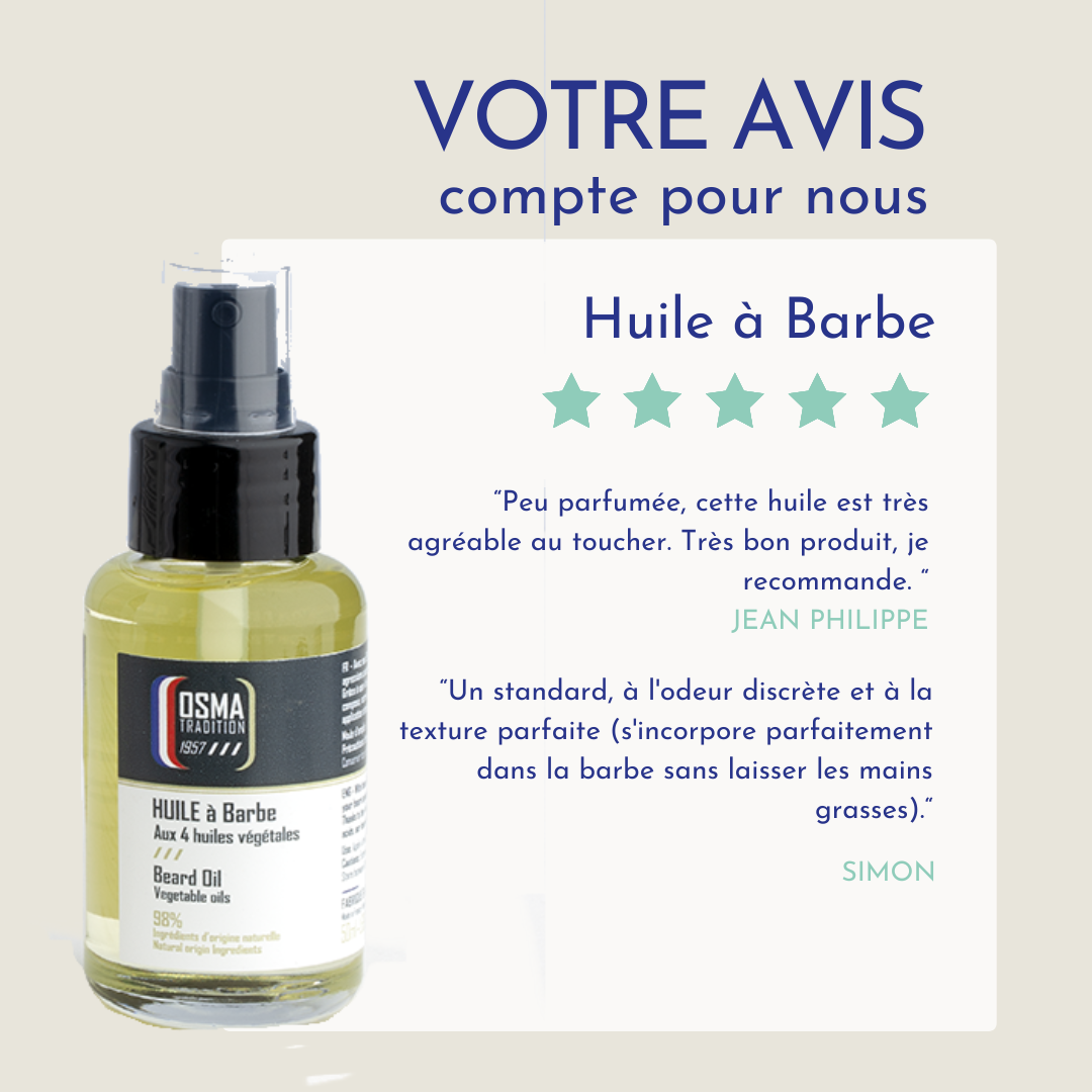 OSMA TRADITION - Huile à Barbe