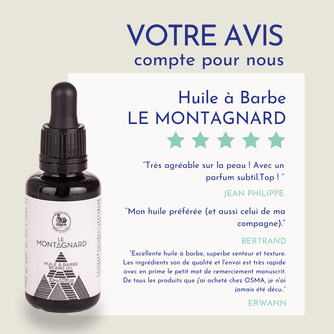 OSMA TRADITION - Huile à Barbe LE MONTAGNARD
