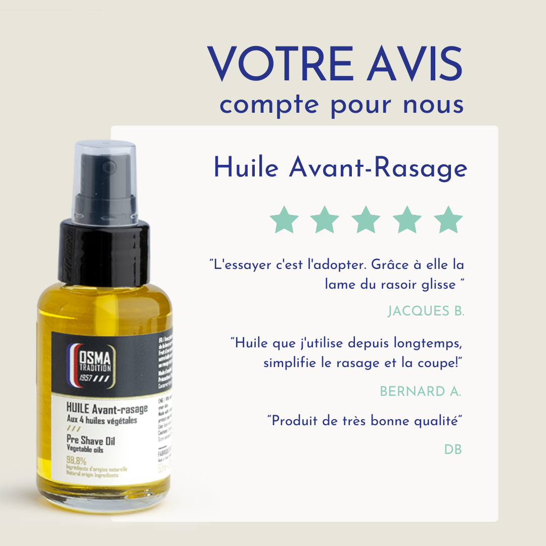 OSMA TRADITION - Huile Avant Rasage