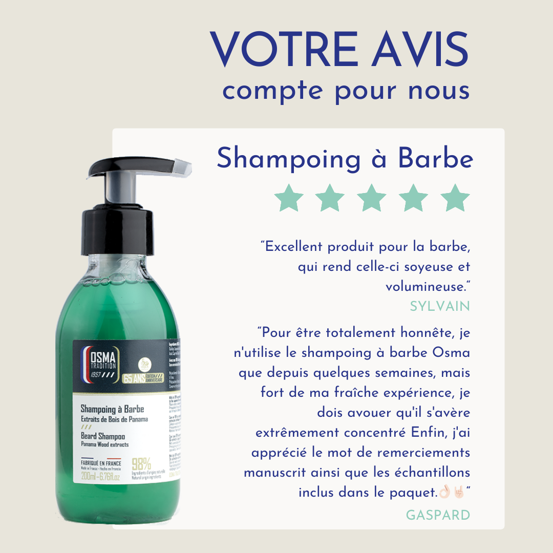 OSMA TRADITION - Shampoing à Barbe
