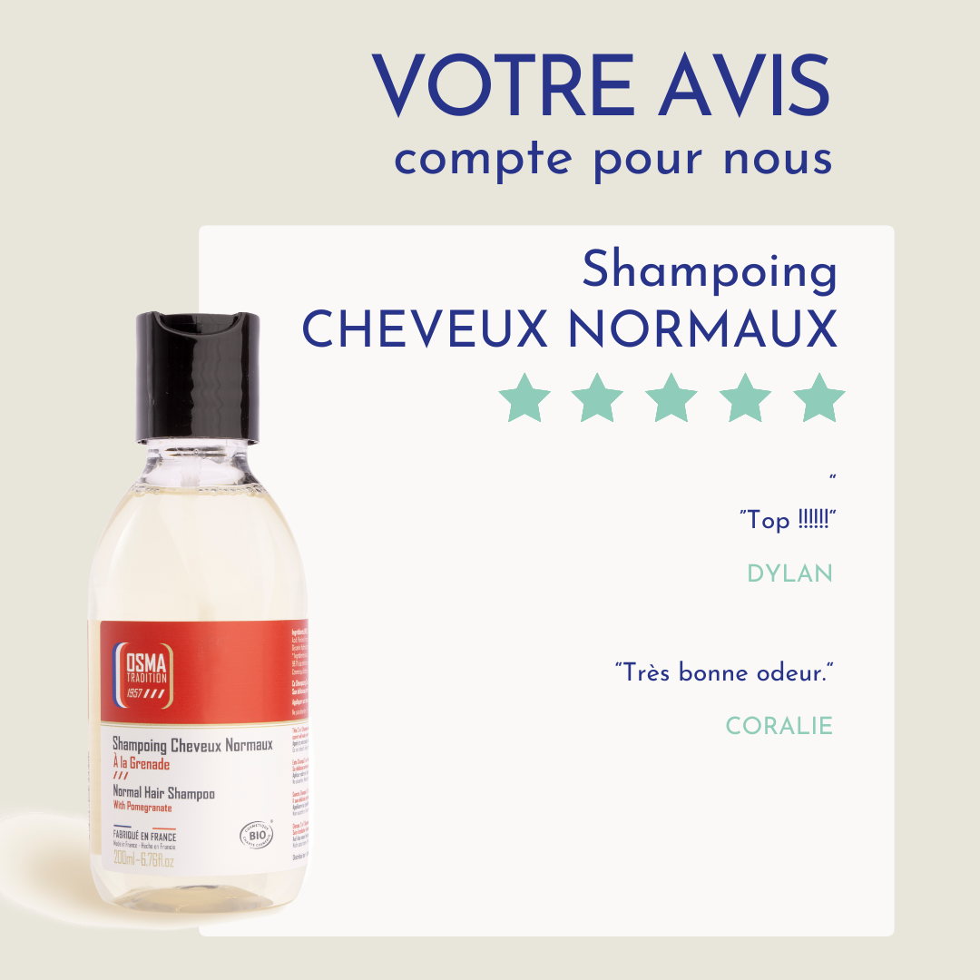 OSMA TRADITION - Shampoing Cheveux Normaux certifié ECOCERT