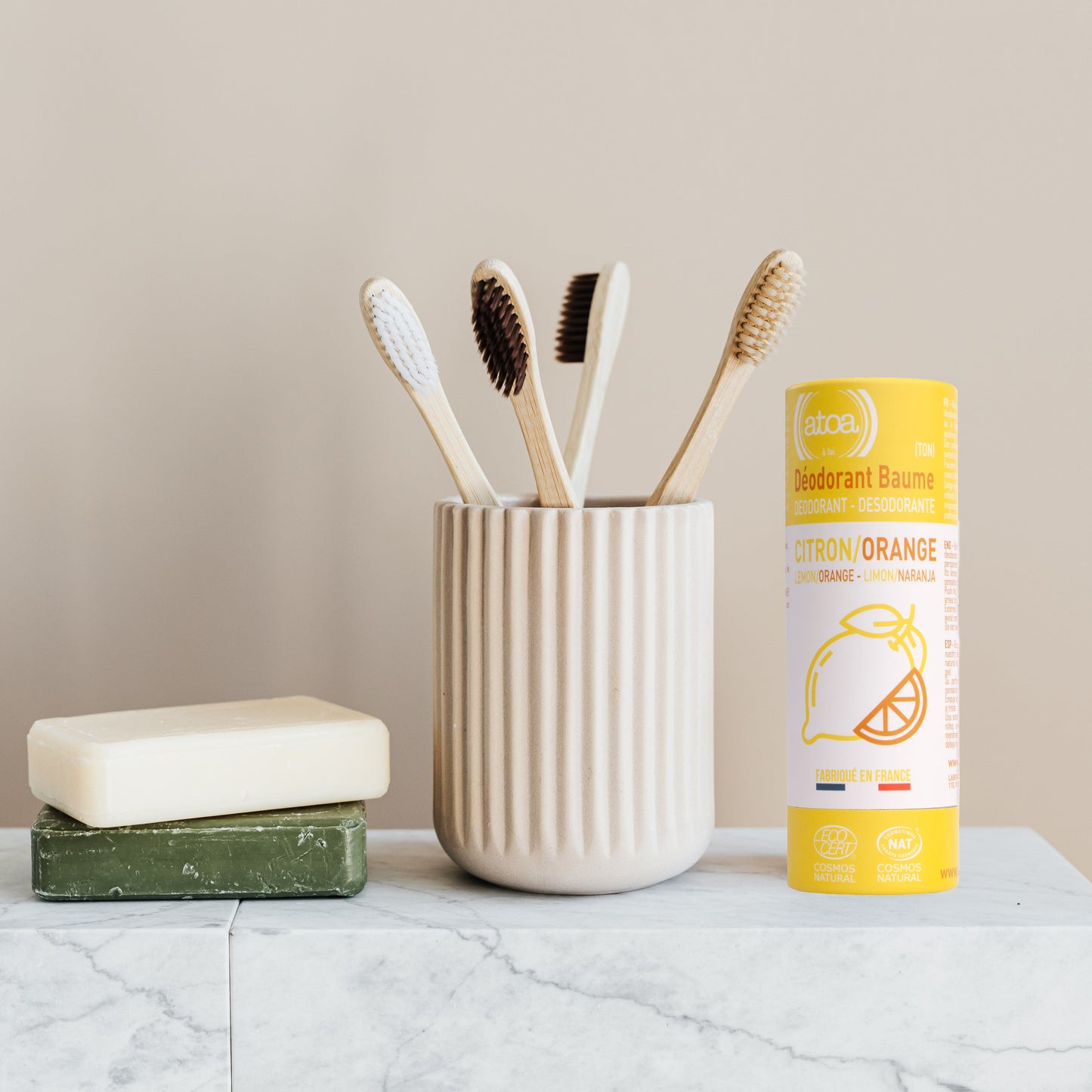 ATOA - Déodorant Baume Agrumes certifié COSMOS NATURAL