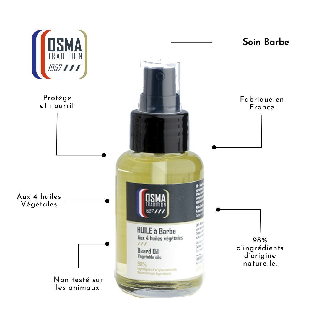OSMA TRADITION - Huile à Barbe