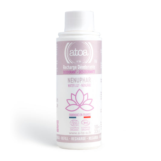 ATOA - RECHARGE Roll on déodorant Nénuphar - COSMOS ORGANIC