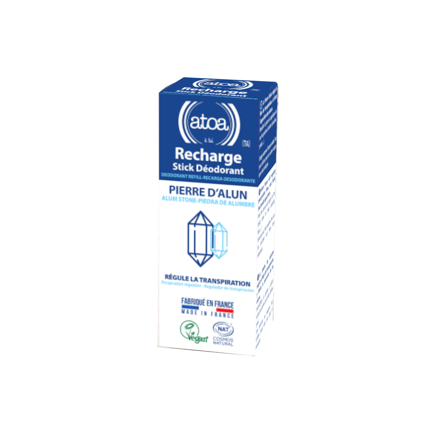 ATOA - Recharge Stick 100g certifié COSMOS NAT