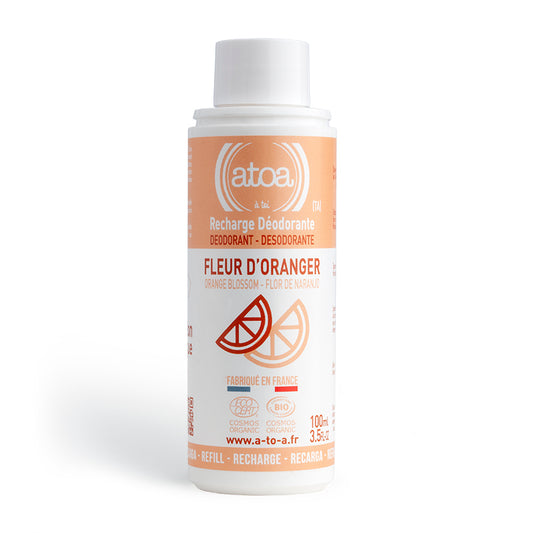 ATOA - RECHARGE Roll on déodorant Fleur d'Oranger - COSMOS ORGANIC