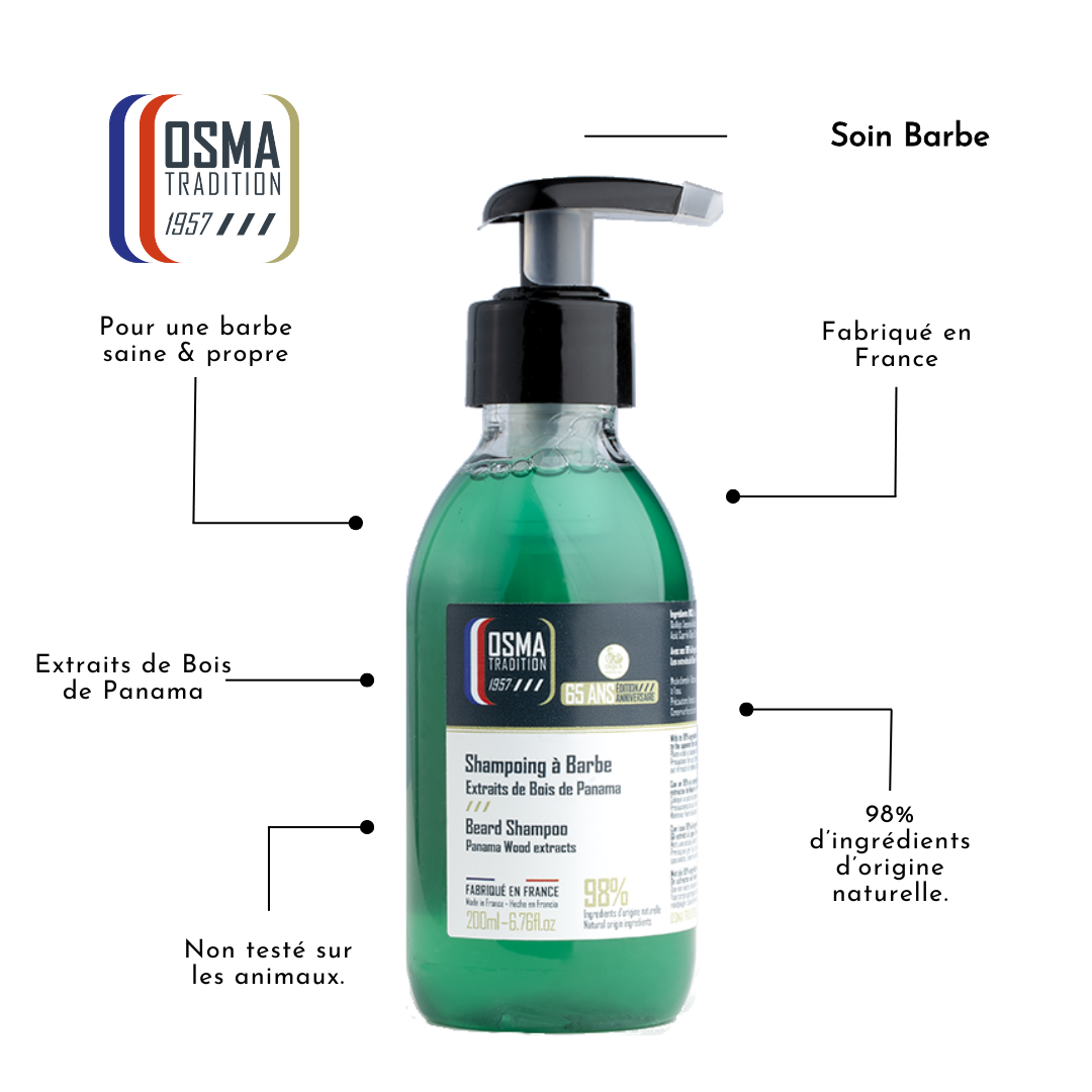 OSMA TRADITION - Shampoing à Barbe