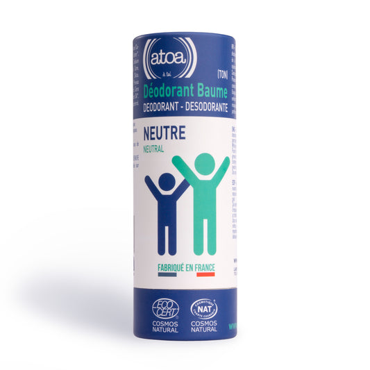 ATOA - Déodorant Baume Sans Parfum certifié COSMOS NATURAL