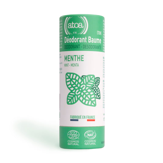 ATOA - Déodorant Baume Menthe certifié COSMOS NATURAL