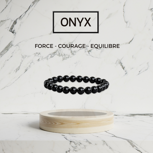 LITHOTHERAPIE - Bracelet Onyx