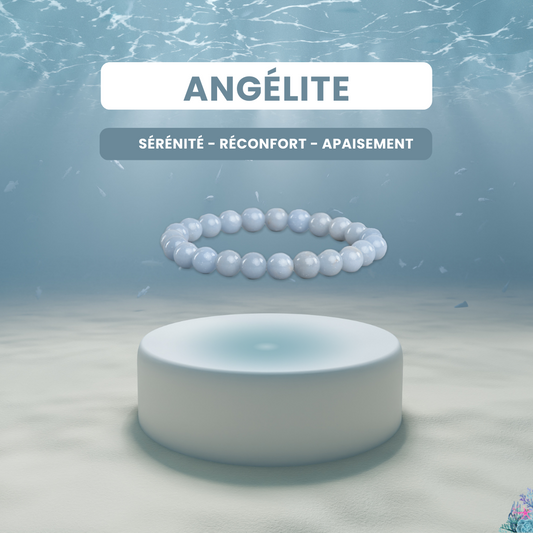 LITHOTHERAPIE - Bracelet Angélite