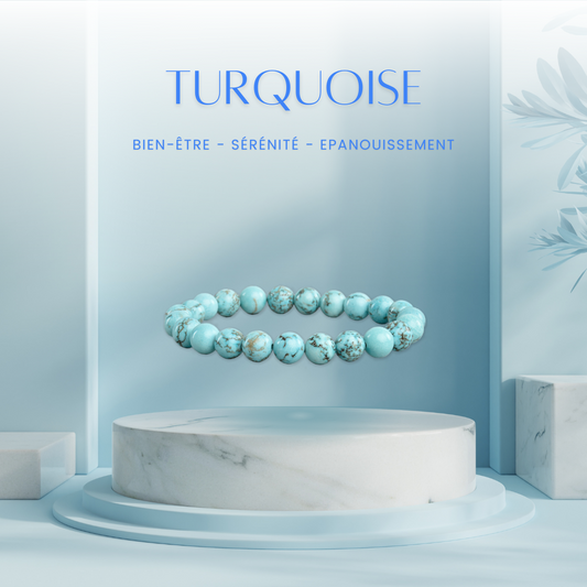 LITHOTHERAPIE - Bracelet Turquoise