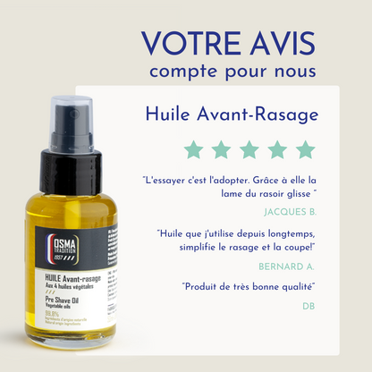 OSMA TRADITION - Huile Avant Rasage