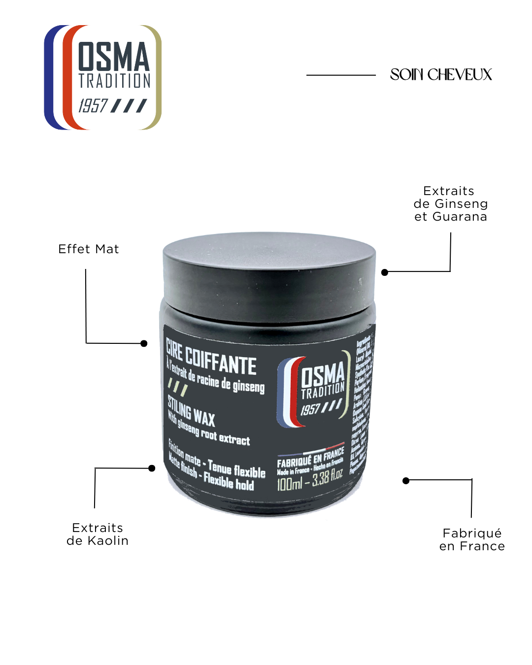 OSMA TRADITION - Cire Coiffante