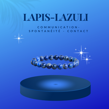 LITHOTHERAPIE - Bracelet Lapis-Lazuli