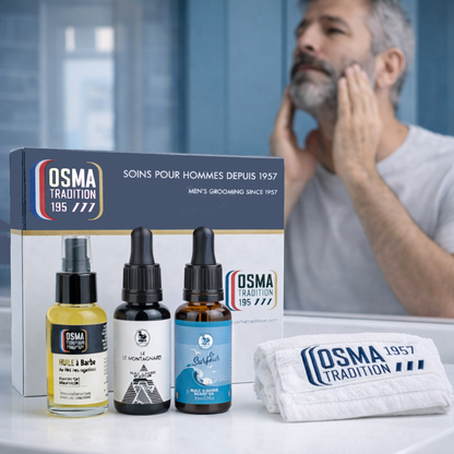 OSMA TRADITION - Coffret 3 Huiles à Barbe