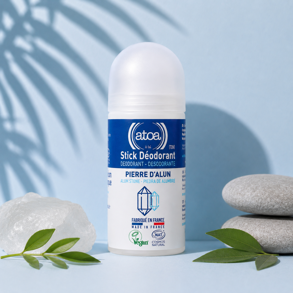 ATOA - Stick d'Alun déodorant certifié COSMOS NAT