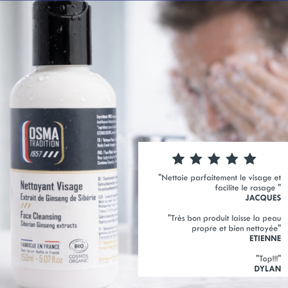OSMA TRADITION - Gel Nettoyant Visage certifié COSMOS ORGANIC