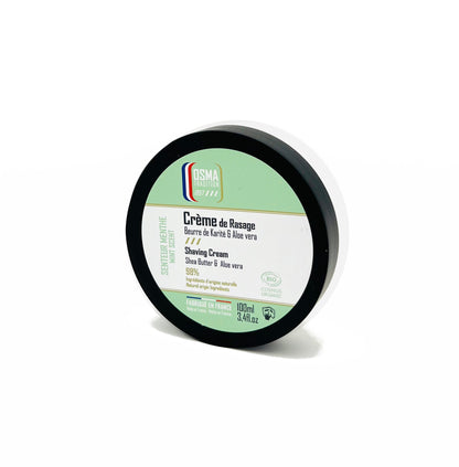 OSMA TRADITION - Crème de Rasage - MENTHE - certifiée COSMOS ORGANIC