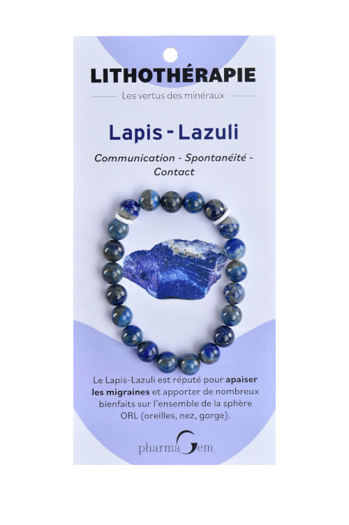 LITHOTHERAPIE - Bracelet Lapis-Lazuli