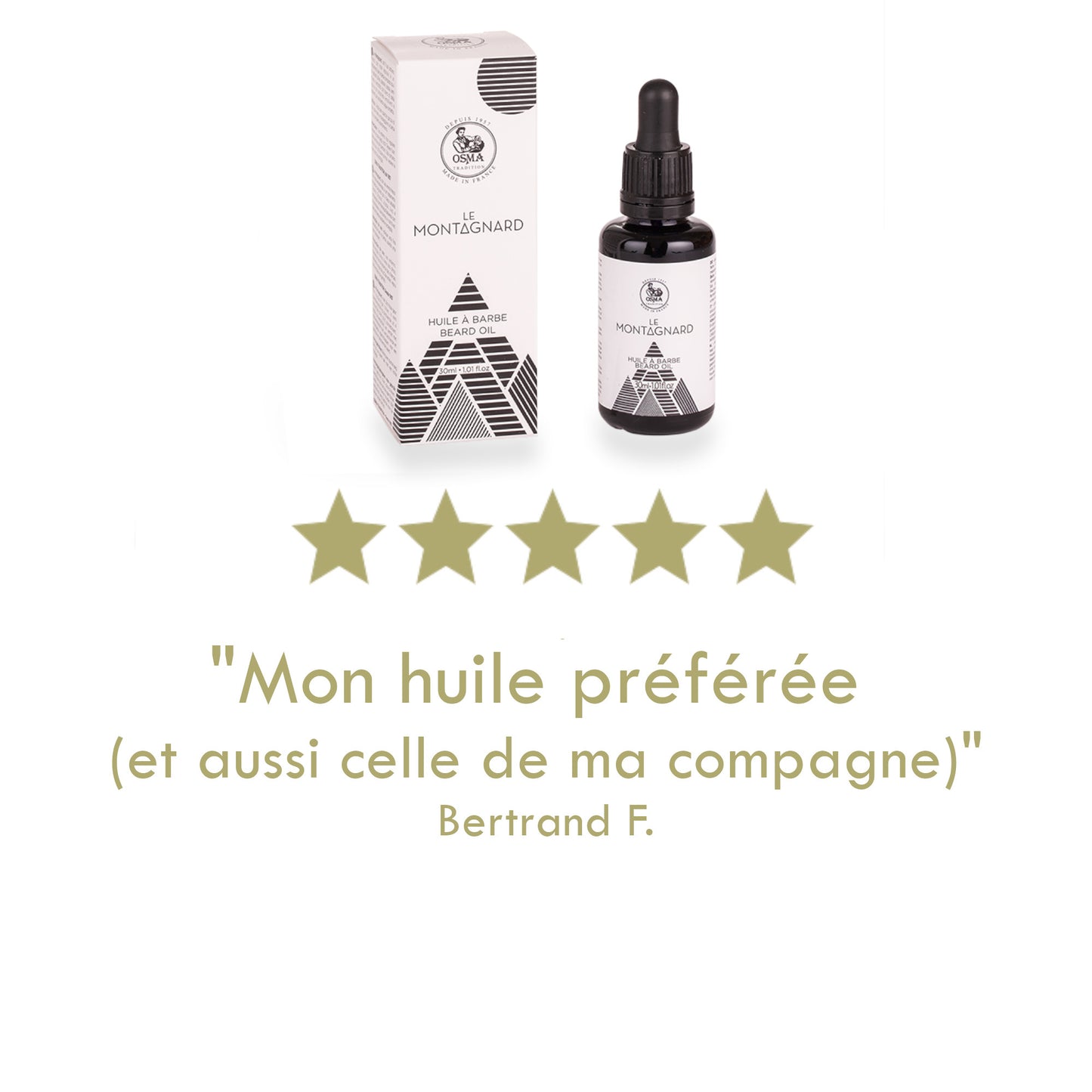 OSMA TRADITION - Huile à Barbe LE MONTAGNARD