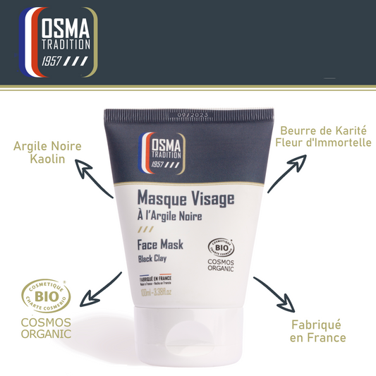 OSMA TRADITION - Masque Visage certifié COSMOS ORGANIC 100ml