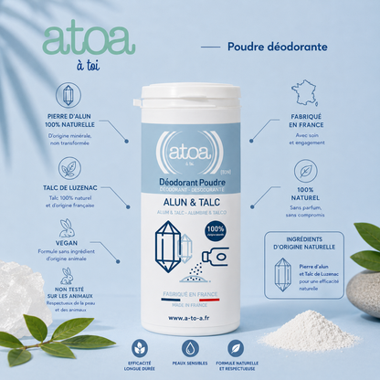 ATOA - Poudre déodorante