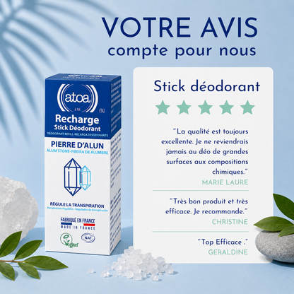 ATOA - Recharge Stick 100g certifié COSMOS NAT