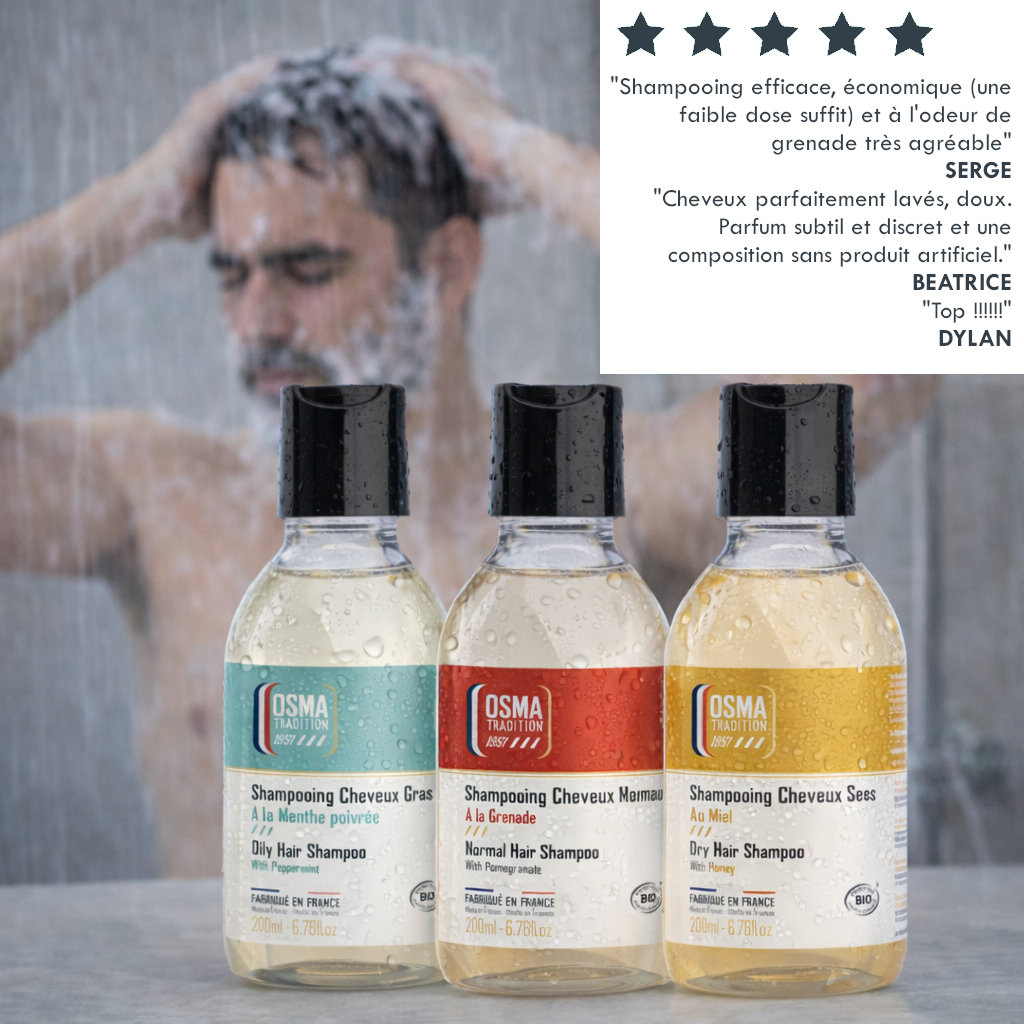 OSMA TRADITION - Shampoing Cheveux Normaux certifié ECOCERT