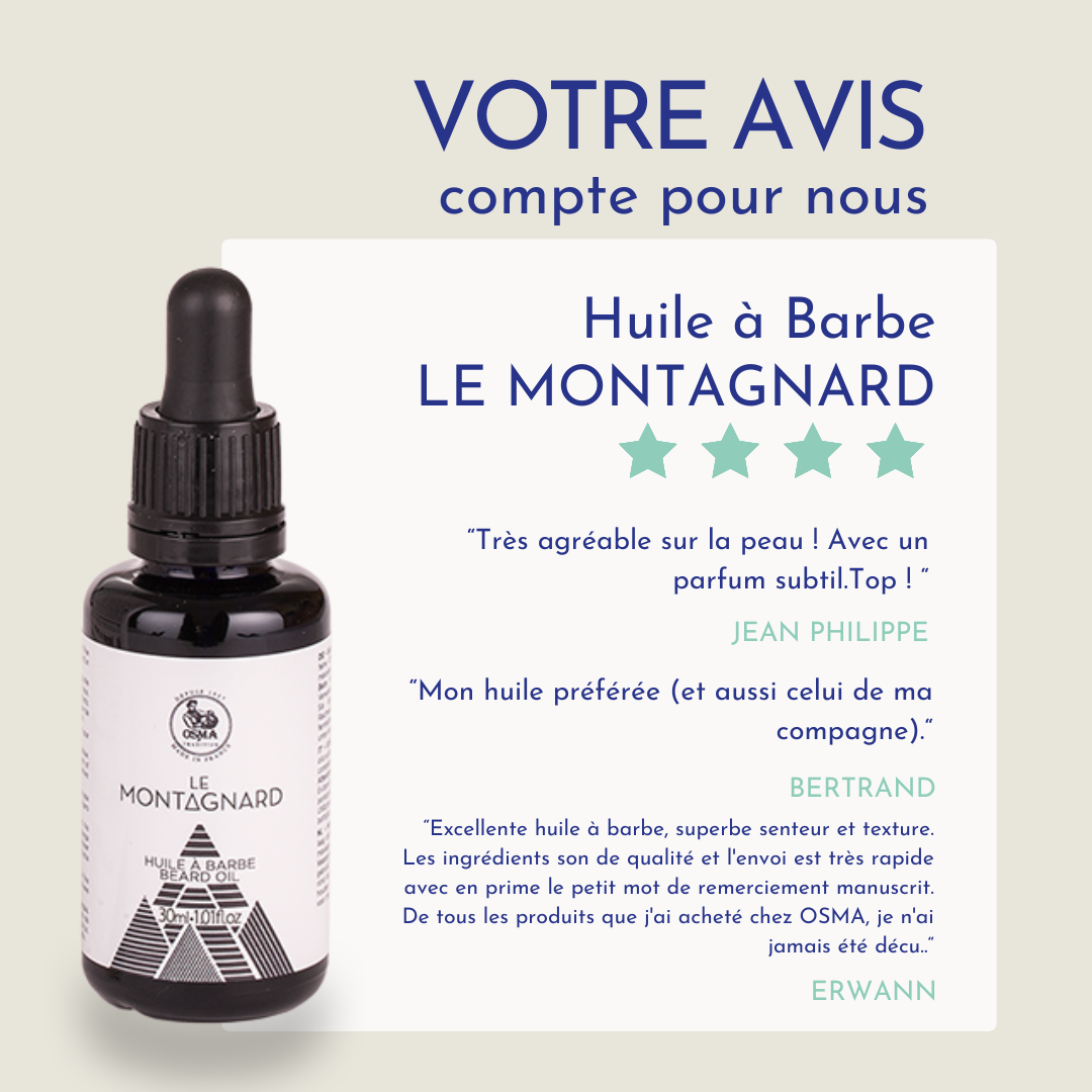 OSMA TRADITION - Huile à Barbe LE MONTAGNARD