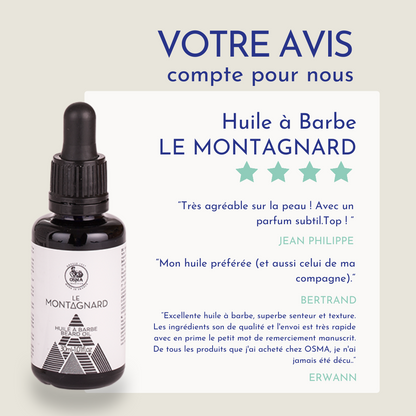 OSMA TRADITION - Huile à Barbe LE MONTAGNARD