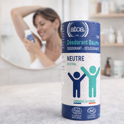 ATOA - Déodorant Baume Sans Parfum certifié COSMOS NATURAL