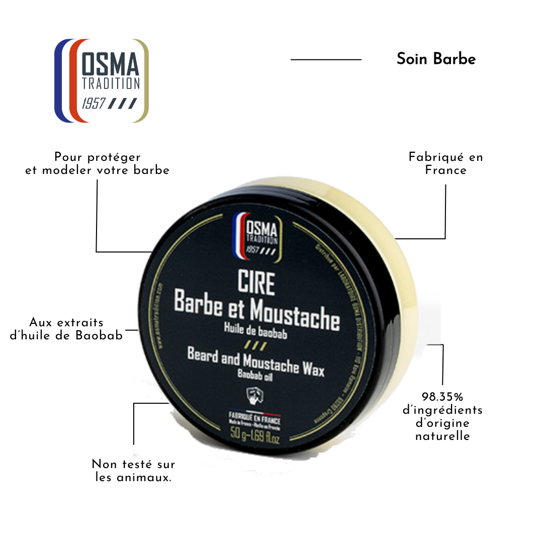 OSMA TRADITION - Cire Barbe & Moustache