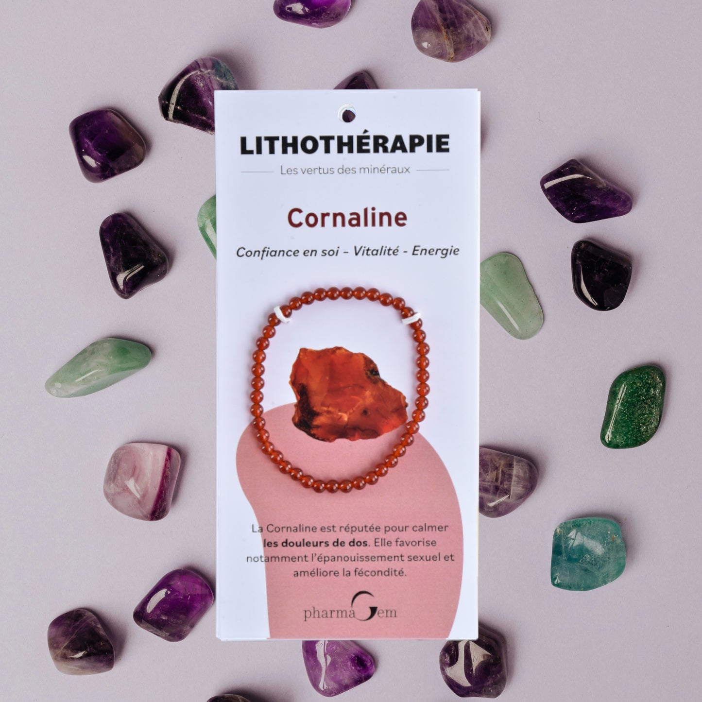 LITHOTHERAPIE - Bracelet Cornaline