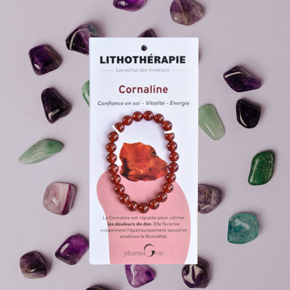 LITHOTHERAPIE - Bracelet Cornaline