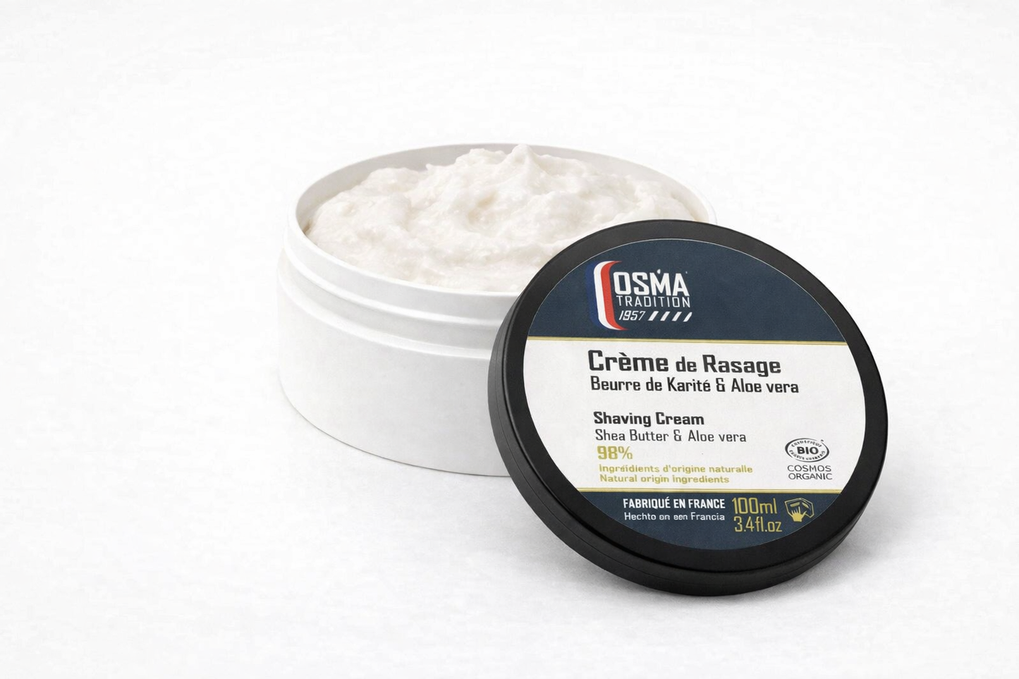 OSMA TRADITION - Crème de Rasage certifiée COSMOS ORGANIC
