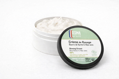 OSMA TRADITION - Crème de Rasage - MENTHE - certifiée COSMOS ORGANIC