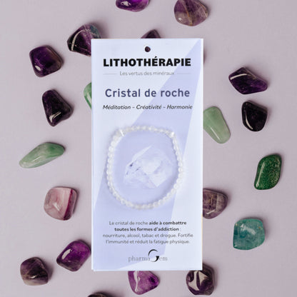 LITHOTHERAPIE - Bracelet Cristal de Roche