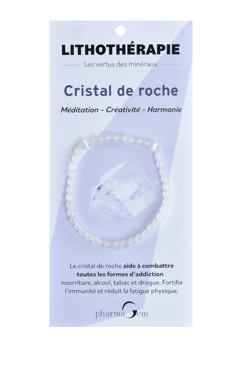 LITHOTHERAPIE - Bracelet Cristal de Roche