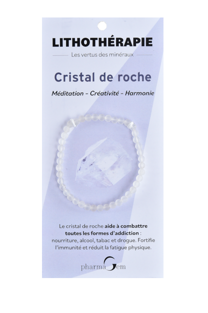 LITHOTHERAPIE - Bracelet Cristal de Roche