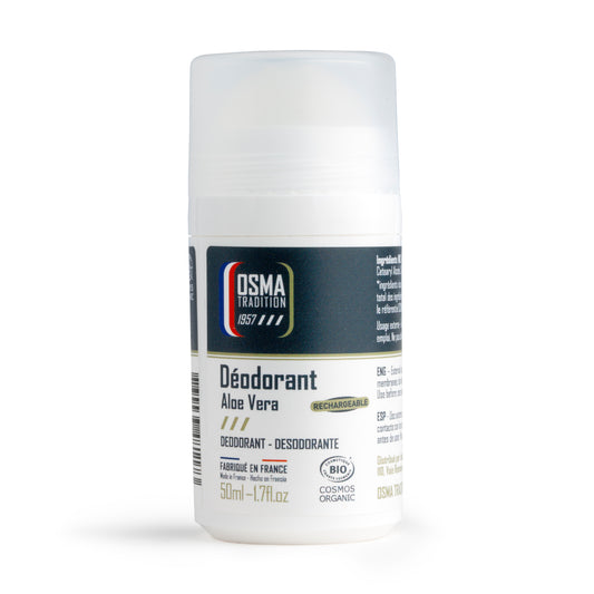 OSMA TRADITION - Roll on déodorant Rechargeable certifié COSMOS ORGANIC