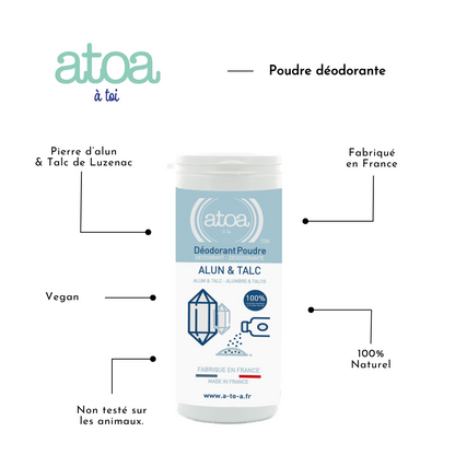 ATOA - Poudre déodorante