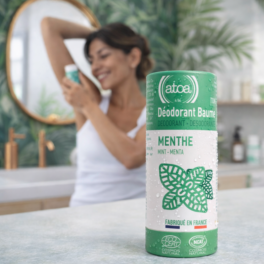 ATOA - Déodorant Baume Menthe certifié COSMOS NATURAL