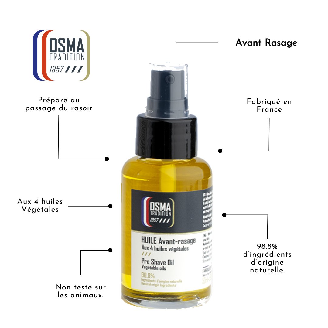 OSMA TRADITION - Huile Avant Rasage