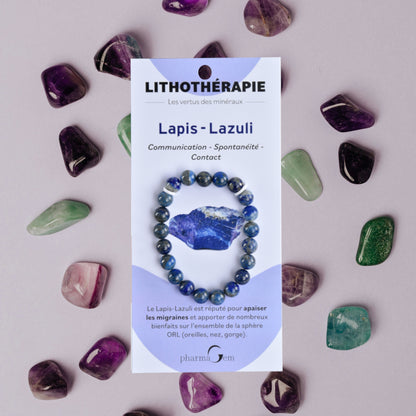 LITHOTHERAPIE - Bracelet Lapis-Lazuli