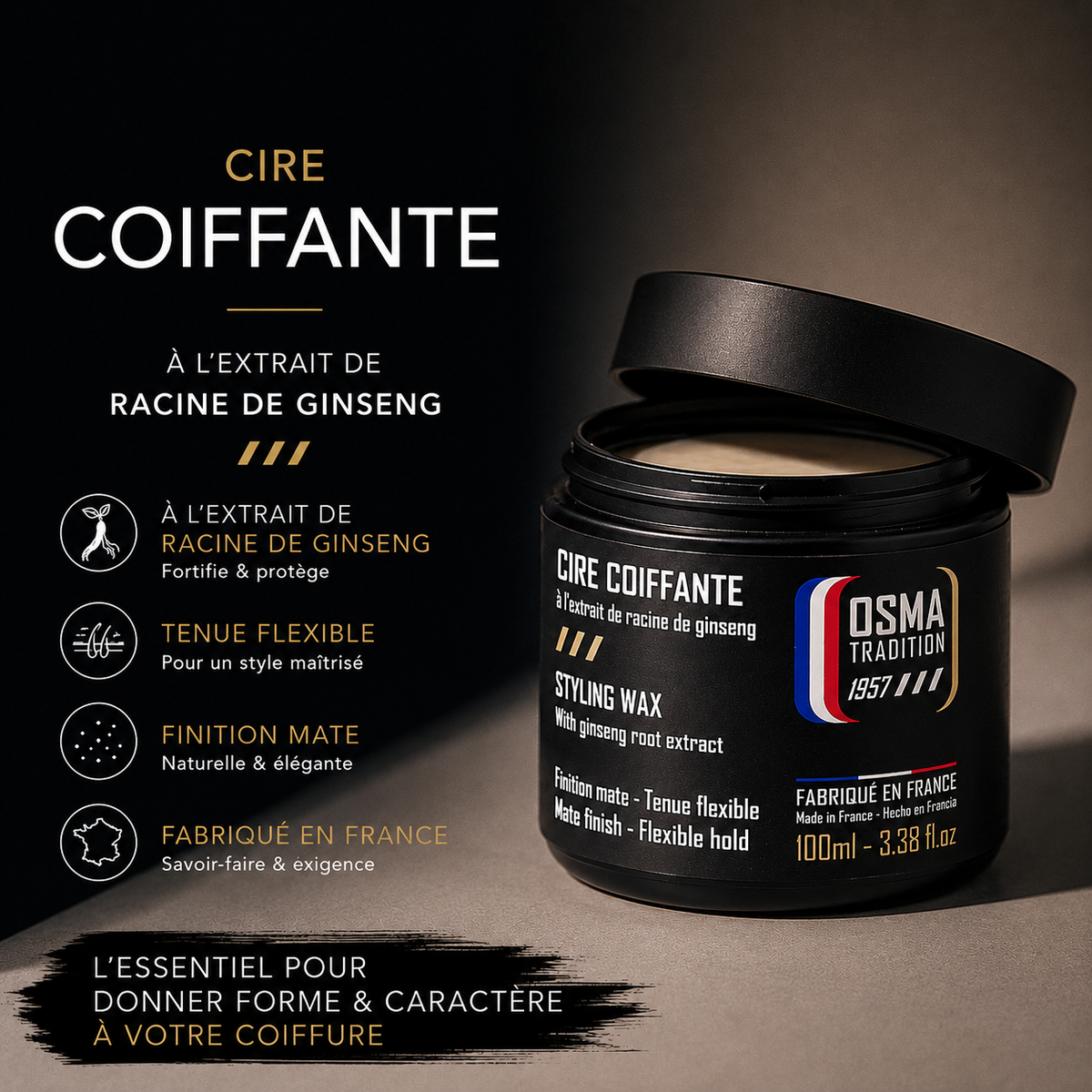 OSMA TRADITION - Cire Coiffante